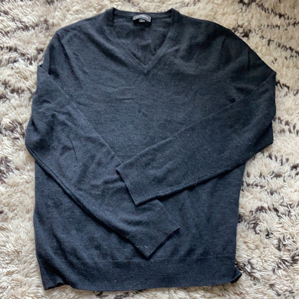 Express Merino Wool V-Neck Sweater